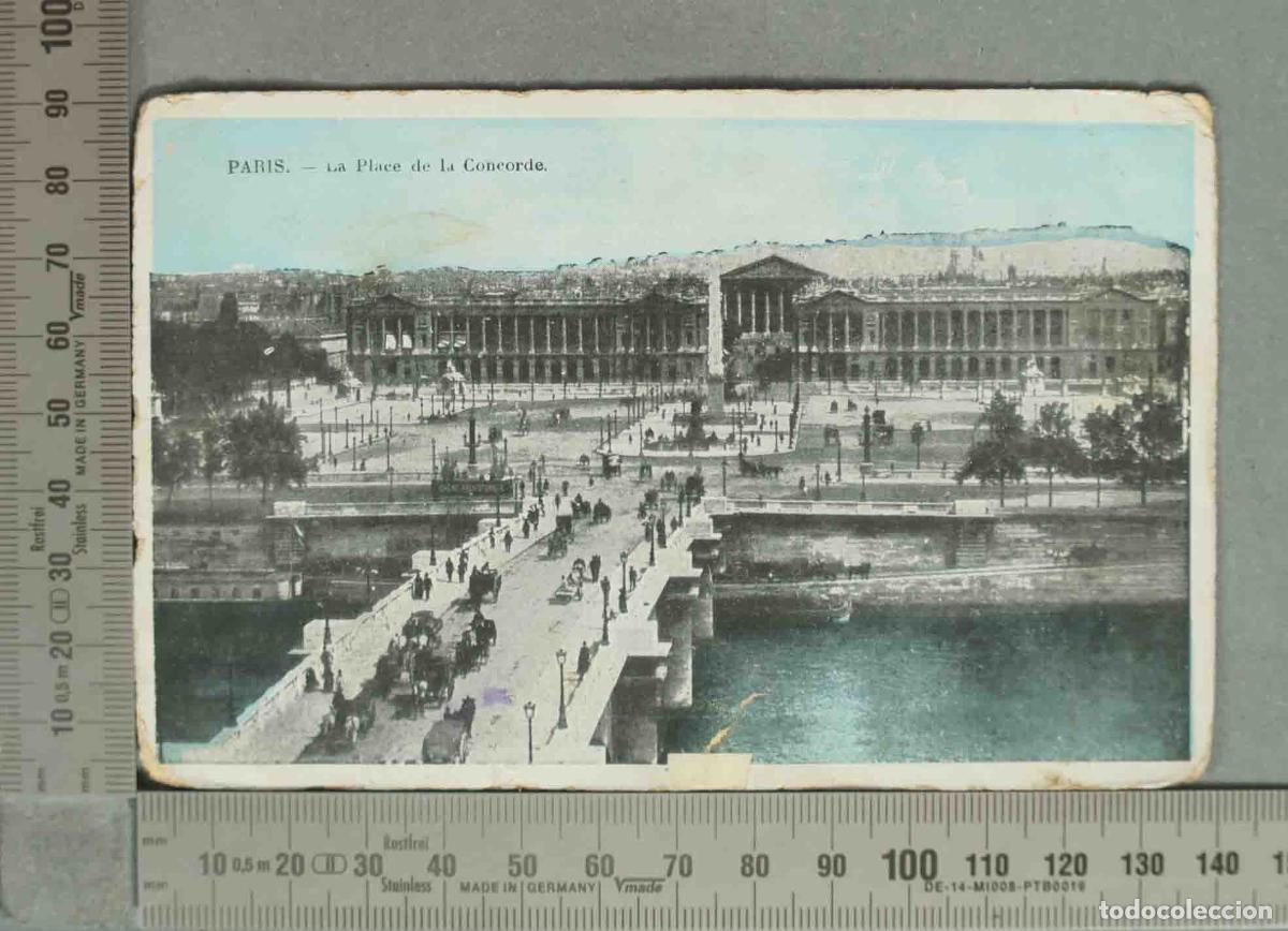 Postales: POSTAL. Paris - La Place de la Concorde - Le Pont