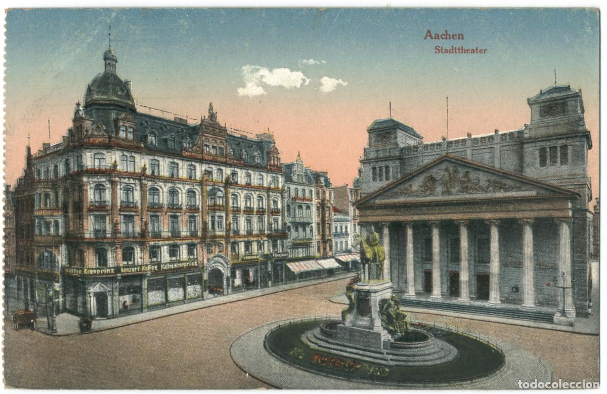 Postales: AACHEN_Stadttheater_Leonhard Tietz. 95552 / Teatros Alemania