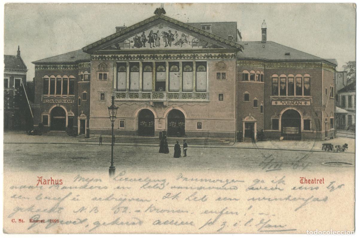 Postales: AARHUS_Theatret_C. St. Eneret; 1091 / Teatros Alemania
