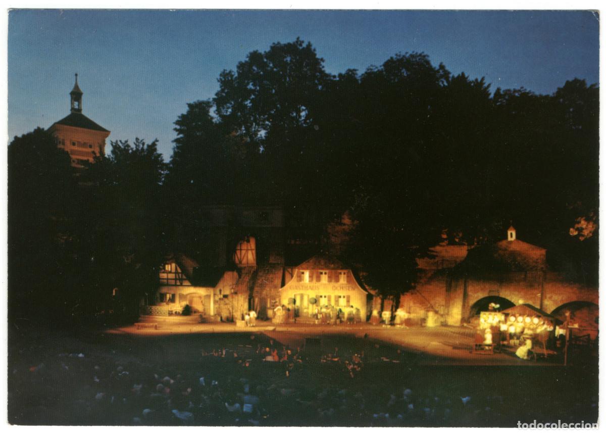 Postales: AUGSBURG_Freilichtb&uuml;hne und Rotes Tor_Holsten; 8900 / Teatros Alemania