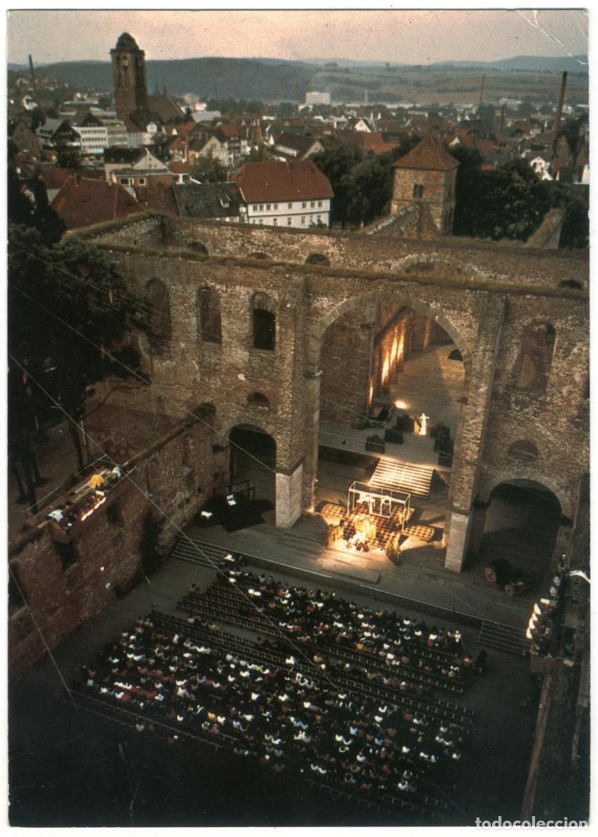 Postales: BAD HERSFELD_Hess. Staatsbad. Festspiele in der Stiftsruine_EV 1; 6430 / Teatros Alemania