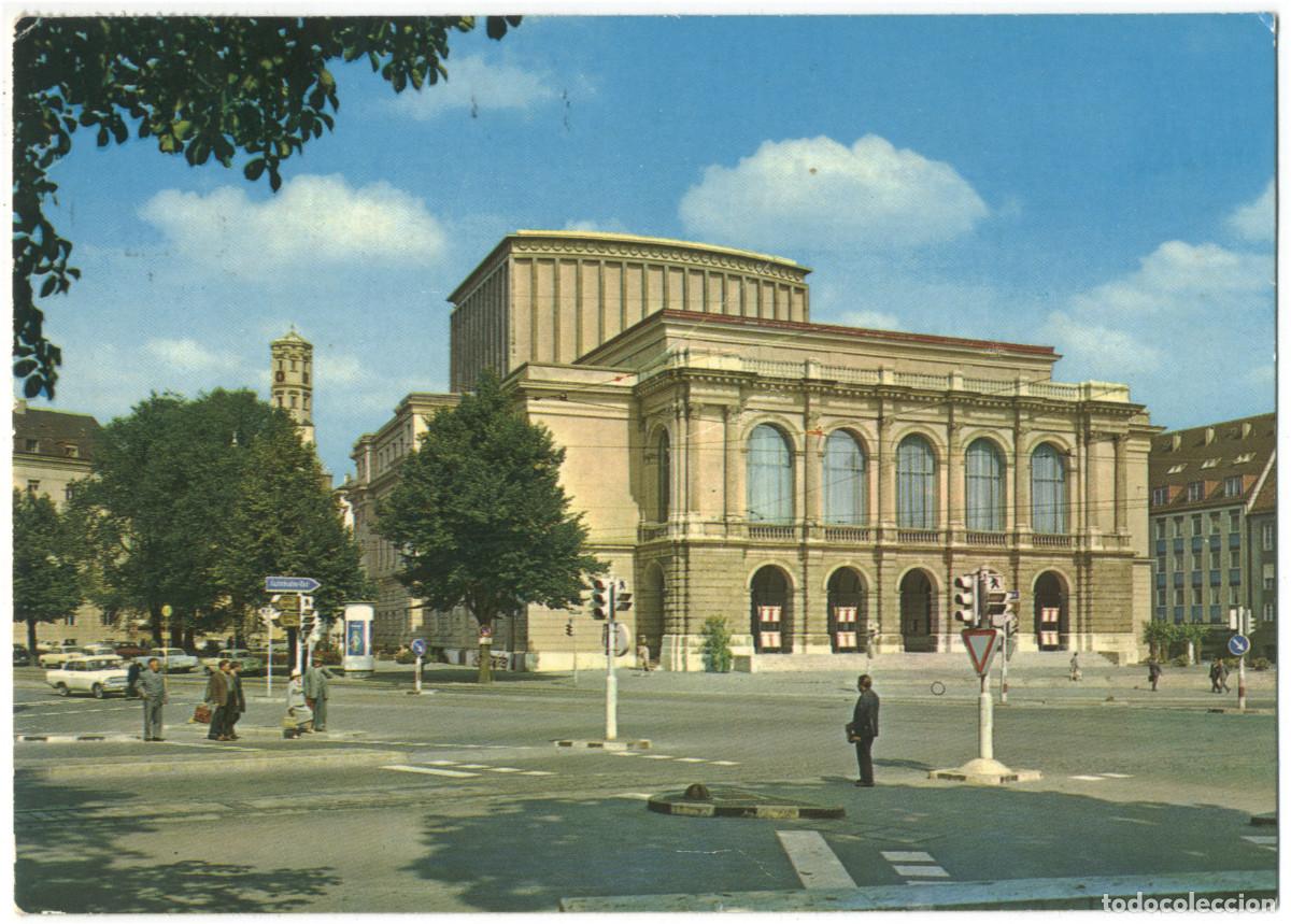 Postales: AUGSBURG_Stadttheater_Hasslacher & Kr&uuml;ger; 703-13 / Teatros Alemania