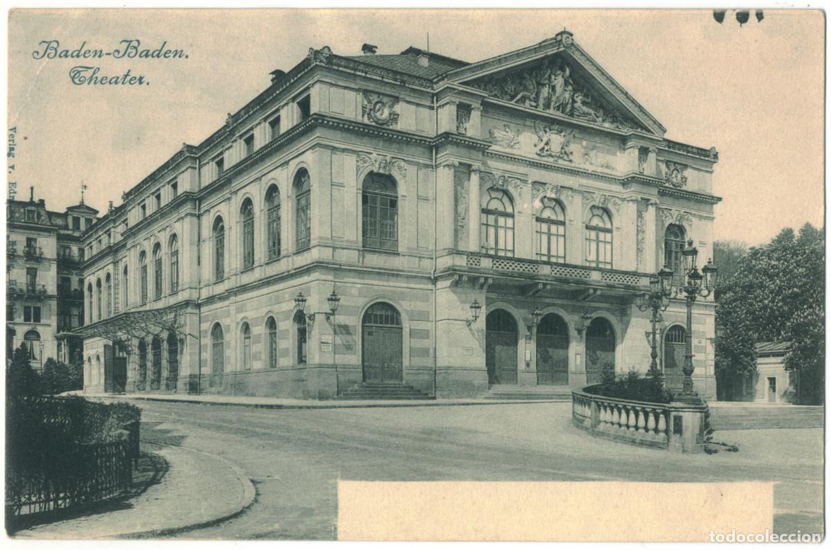 Postales: BADEN BADEN_Theater_Edr- / Teatros Alemania