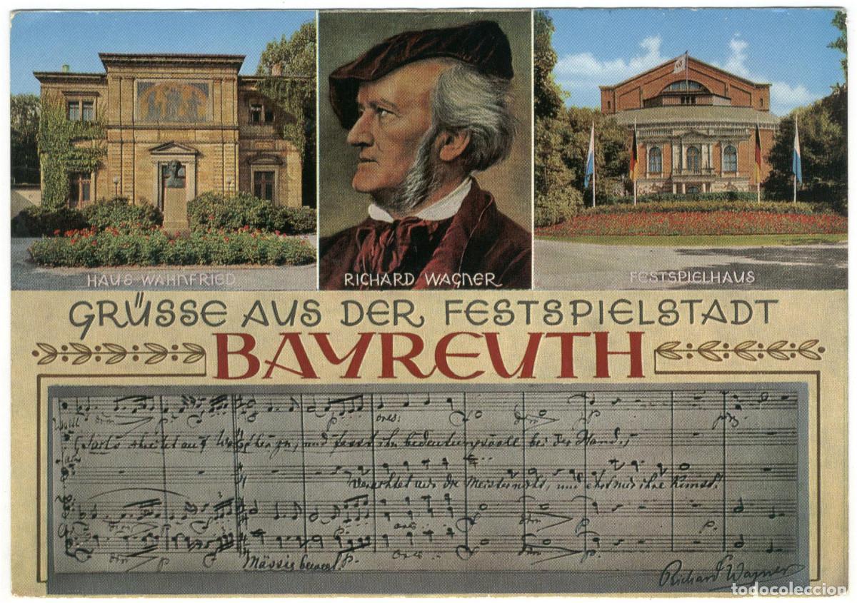 Postales: BAYREUTH_Festspielstadt_Oberfr&auml;nkischer / Teatros Alemania