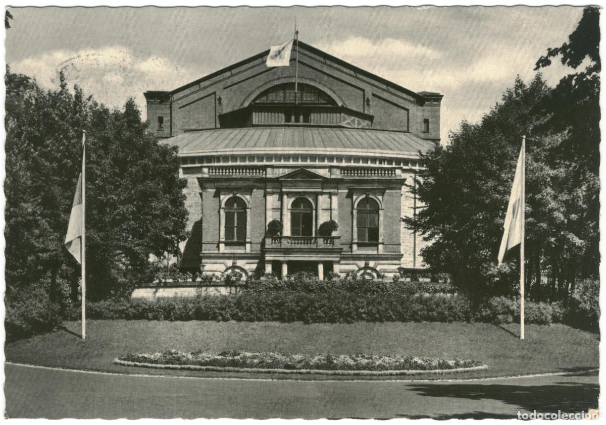 Postales: BAYREUTH_Richard Wagner Festspielhaus_Oberfr&auml;nkischer / Teatros Alemania