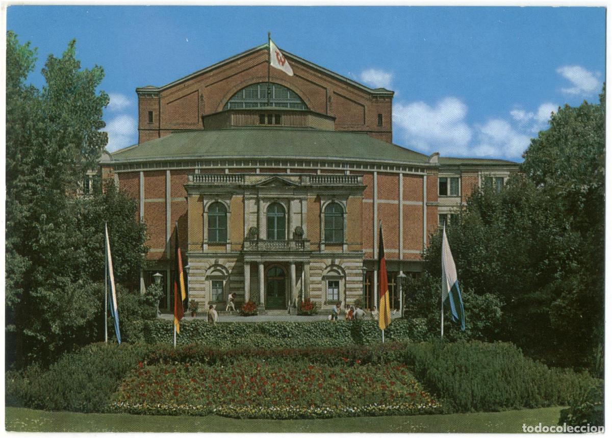 Postales: BAYREUTH_Richard Wagner Festspielhaus_Oberfr&auml;nkischer; 1-173 / Teatros Alemania