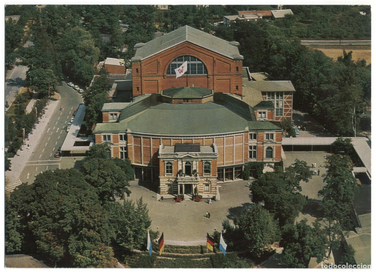 Postales: BAYREUTH_Richard Wagner Festspielhaus_Oberfr&auml;nkischer & Verwaltung der B&uuml;hnenfest / Teatros Alemania