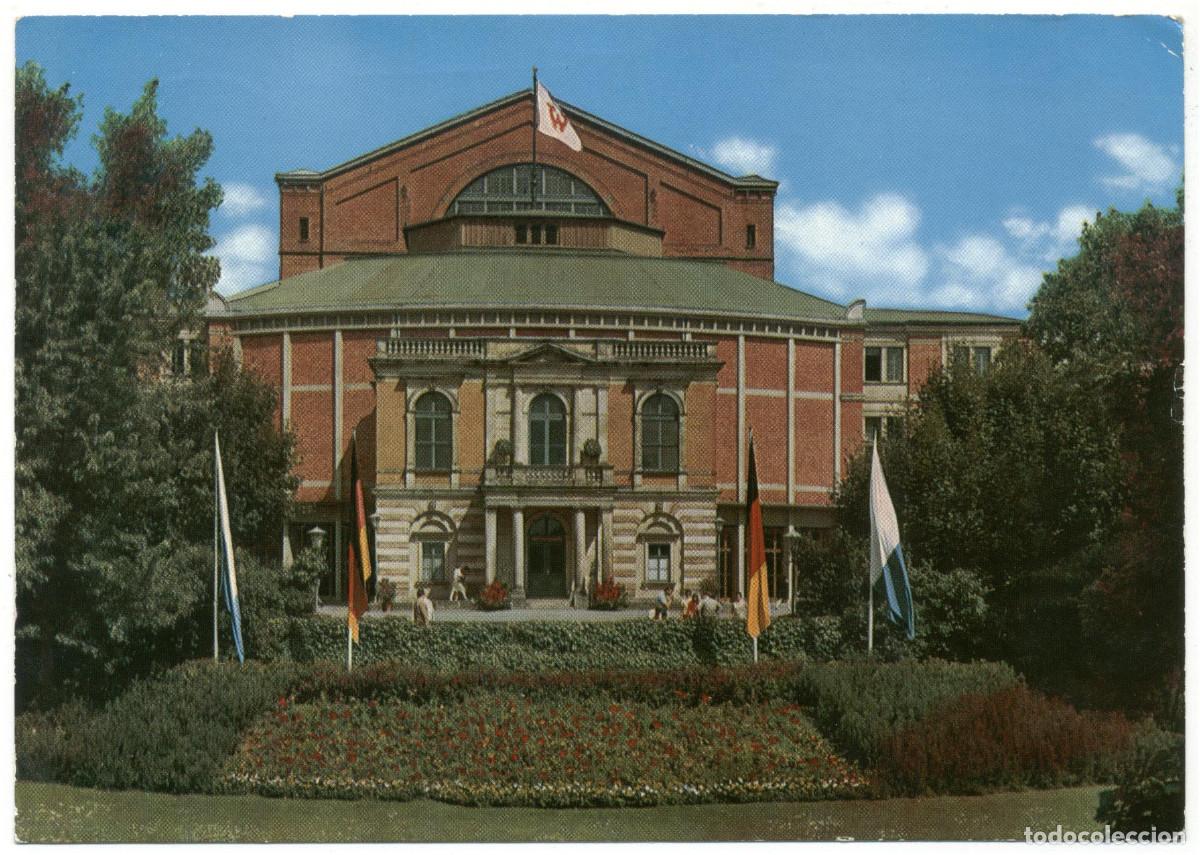 Postales: BAYREUTH_Richard Wagner Festspielhaus_Oberfr&auml;nkischer; 8580 / Teatros Alemania