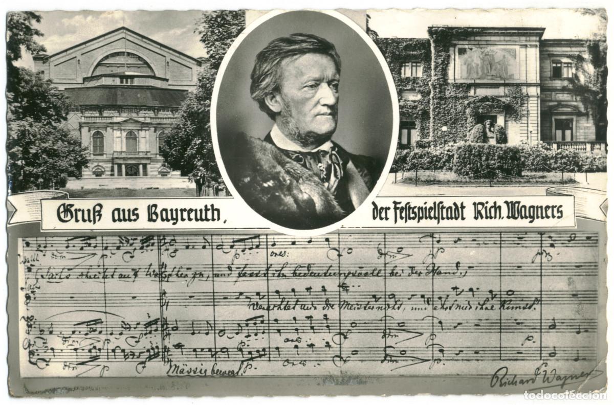 Postales: BAYREUTH_Festspielstadt Richard Wagner_Oberfr&auml;nkischer & Perutz / Teatros Alemania