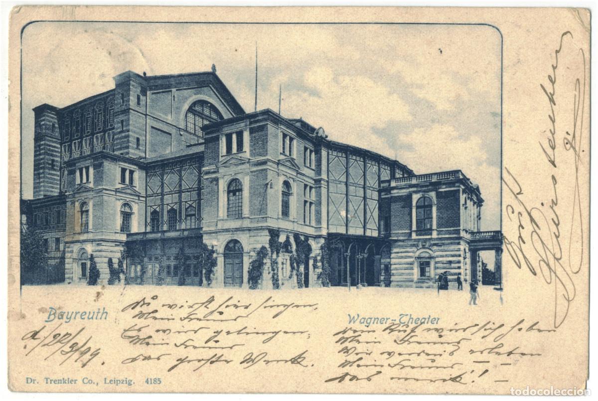 Postales: BAYREUTH_Wagner Theater_Trenler; 4185 / Teatros Alemania