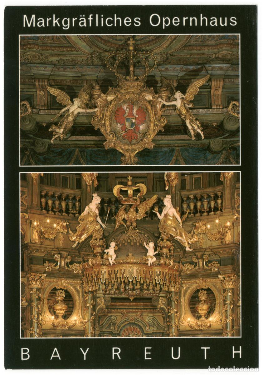 Postales: BAYREUTH_Markgr&auml;fliches Opernhaus_Feuerpfeil; B 3034 / Teatros Alemania