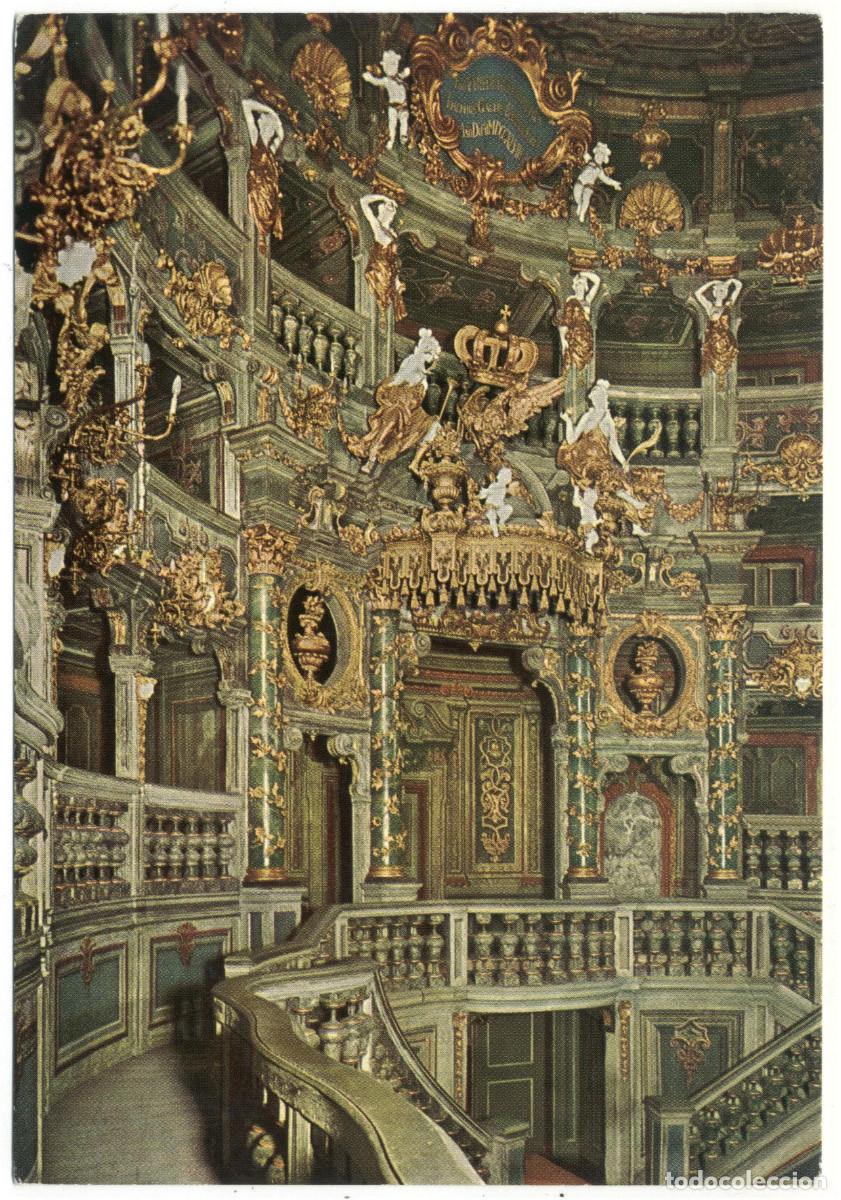 Postales: BAYREUTH_Markgr&auml;fliches Opernhaus, F&uuml;rstenloge_Obertr&auml;nkischer / Teatros Alemania