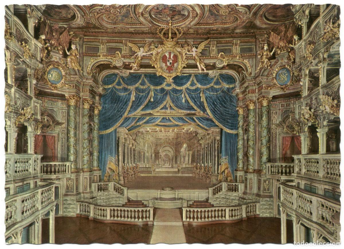 Postales: BAYREUTH_Markgr&auml;fliches Opernhaus, B&uuml;hne_Obertr&auml;nkischer; F1-70 / Teatros Alemania