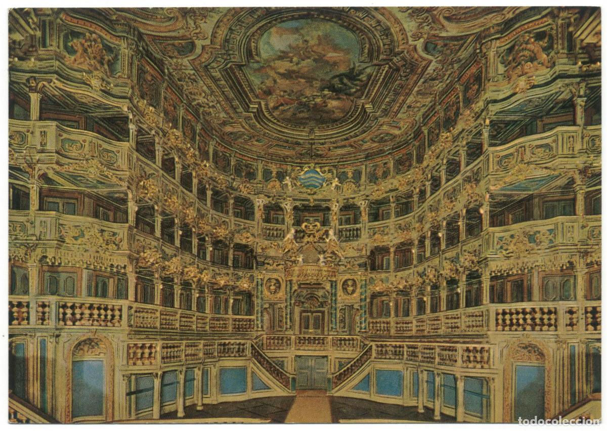 Postales: BAYREUTH_Markgr&auml;fliches Opernhaus, Zuschauerraum_Obertr&auml;nkischer / Teatros Alemania