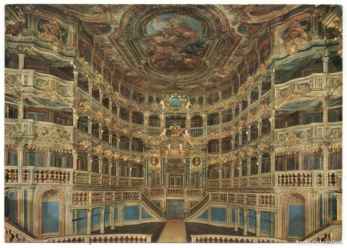Postales: BAYREUTH_Markgr&auml;fliches Opernhaus, Zuschauerraum_Obertr&auml;nkischer; F1-71 / Teatros Alemania
