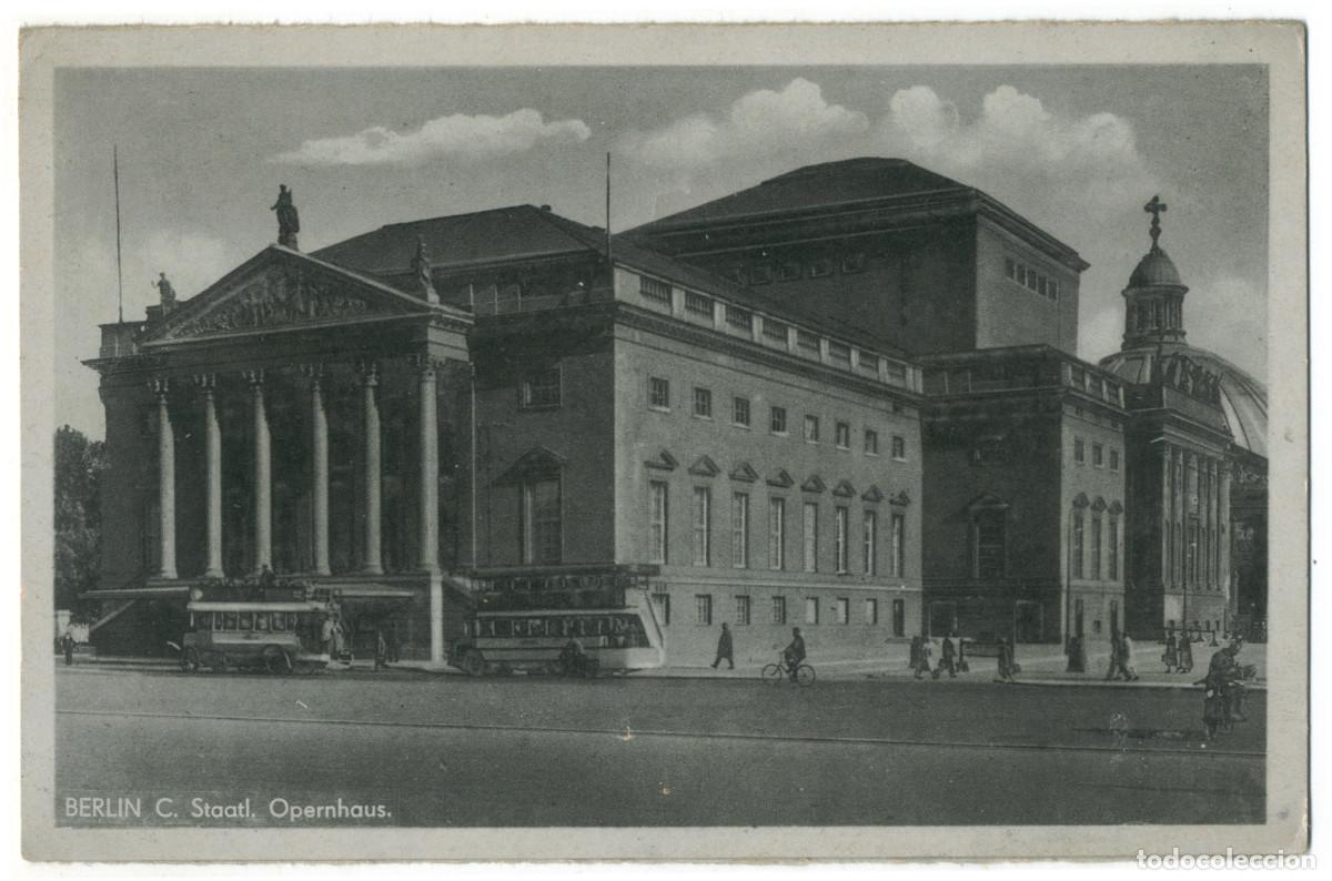 Postales: BERLIN_C. Staatl. Opernhaus_Sin datos / Teatros Alemania