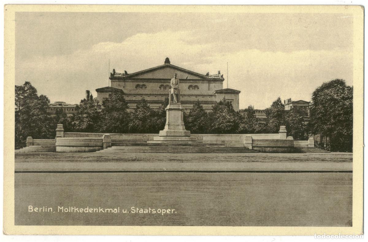 Postales: BERLIN_Moltkedenkmal und Staatsoper_Georg Teichmann / Teatros Alemania