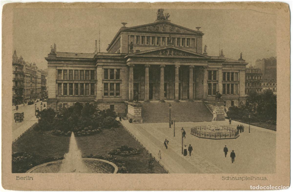 Postales: BERLIN_Schauspielhaus_JWB; 609 / Teatros Alemania