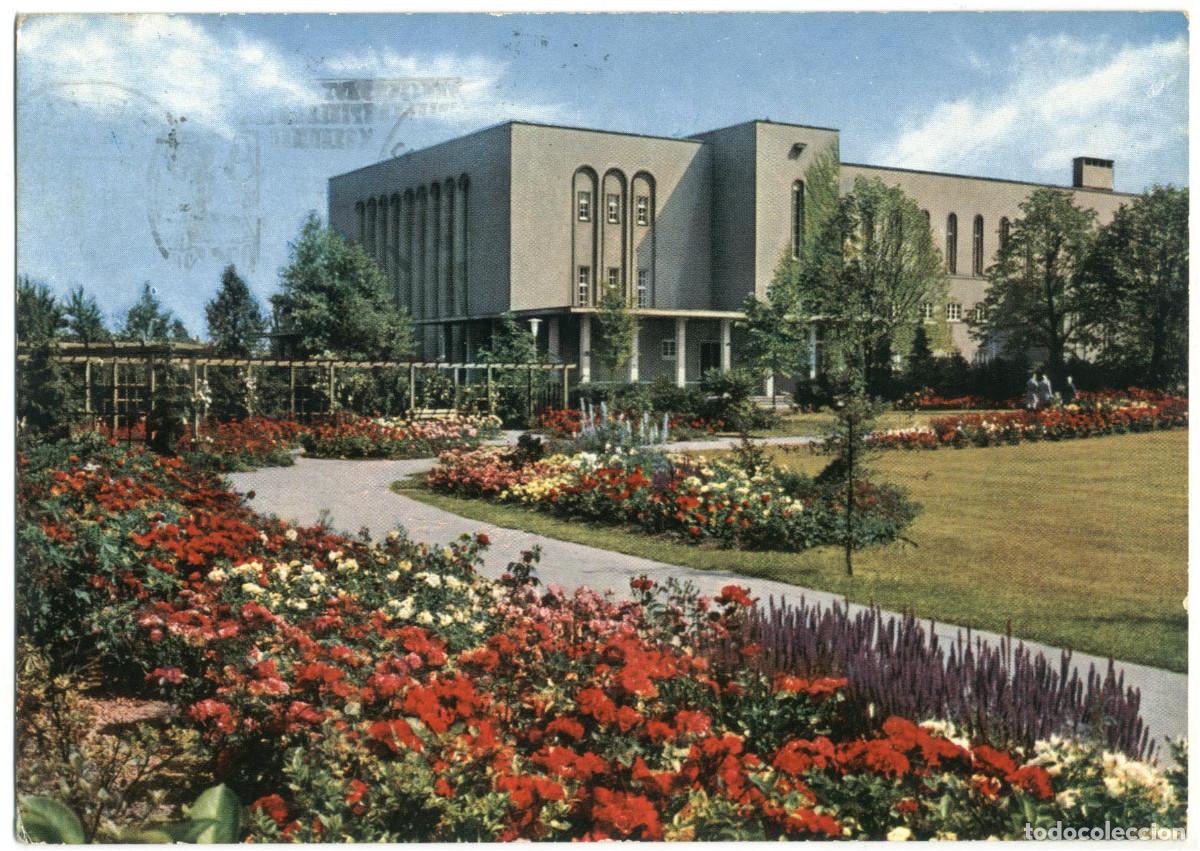 Postales: BIELEFELD_Oetker Musikhalle mit Rosengarten_A. Victor Wehling / Teatros Alemania