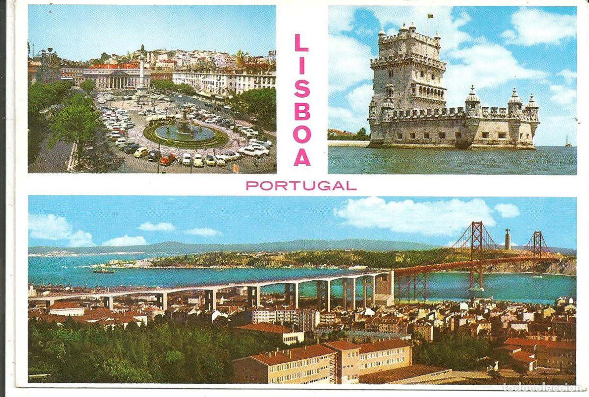 Postales: POSTAL LISBOA (PORTUGAL) - RECUERDO DE LISBOA, VARIAS VISTAS - SIN USO