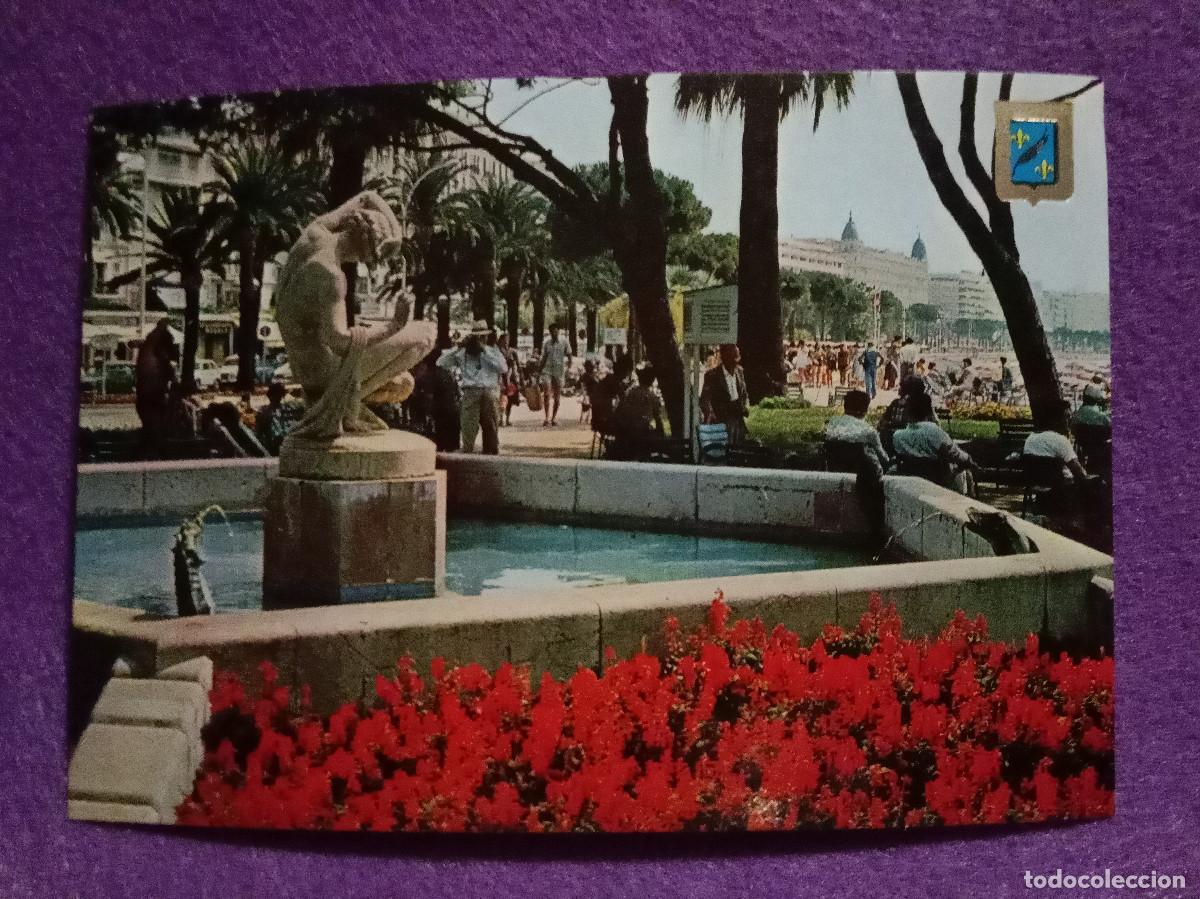 Postales: Postal - CANNES - Un rinc&oacute;n de los jardines de la Croisette