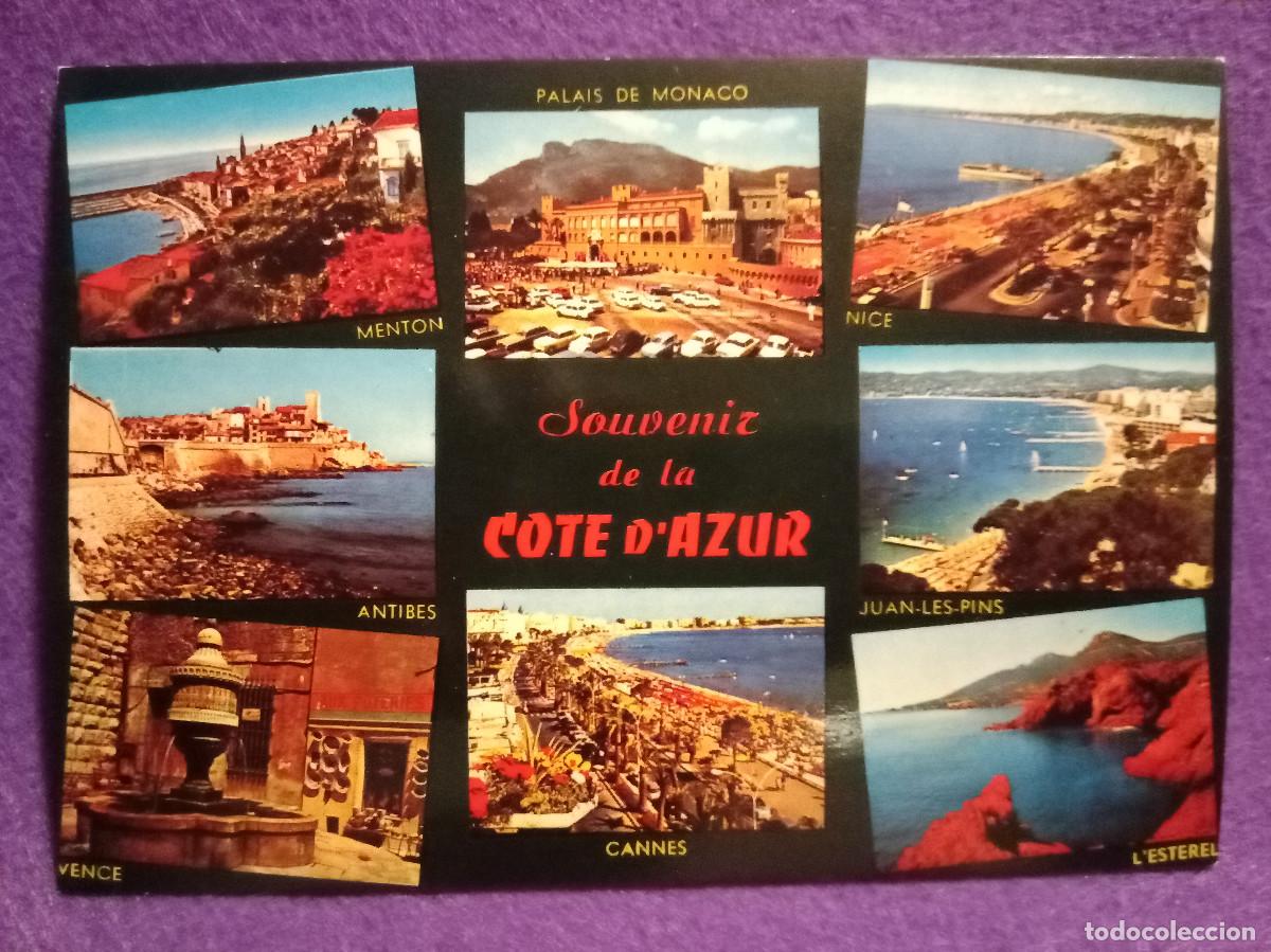 Postales: Postal - Souvenir de la Cote D&acute;Azur - Souvenir de la Costa Azul - Varias Vistas...