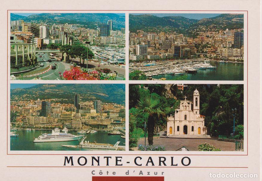 Postales: MONACO - MONTECARLO - LA COSTA AZUL, VARIAS VISTAS - CASA CARTOLINA - S/C