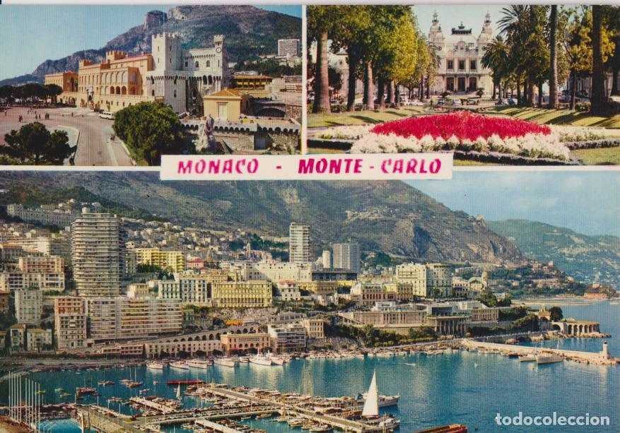 Postales: MONACO - MONTECARLO - REFLEJOS DE LA COSTA AZUL - S.A.M.D.E.P. - ESCRITA