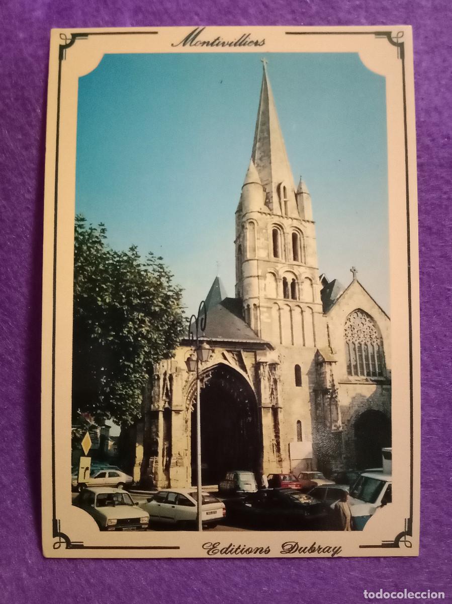 Postales: Postal - Montivilliers - Sena Mar&iacute;timo - La Iglesia del Santo Salvador