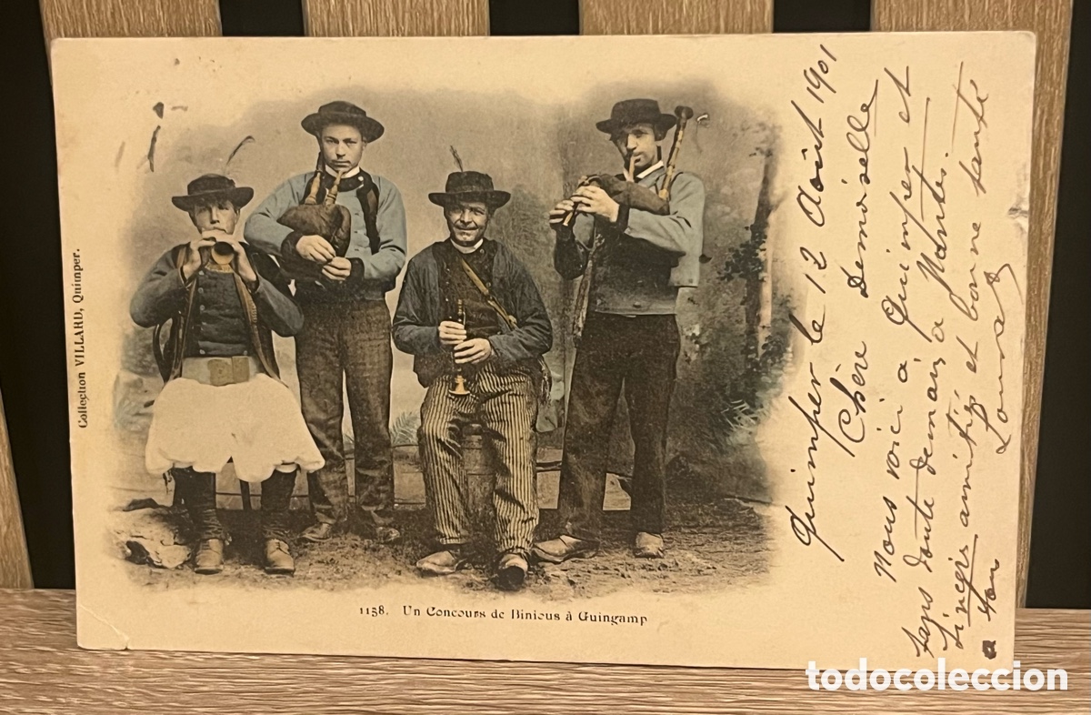 Postales: POSTAL GUINGAMP (FRANCIA) - UN CONCOURS DE BINIOUS &Agrave; GUINGAMP 1138