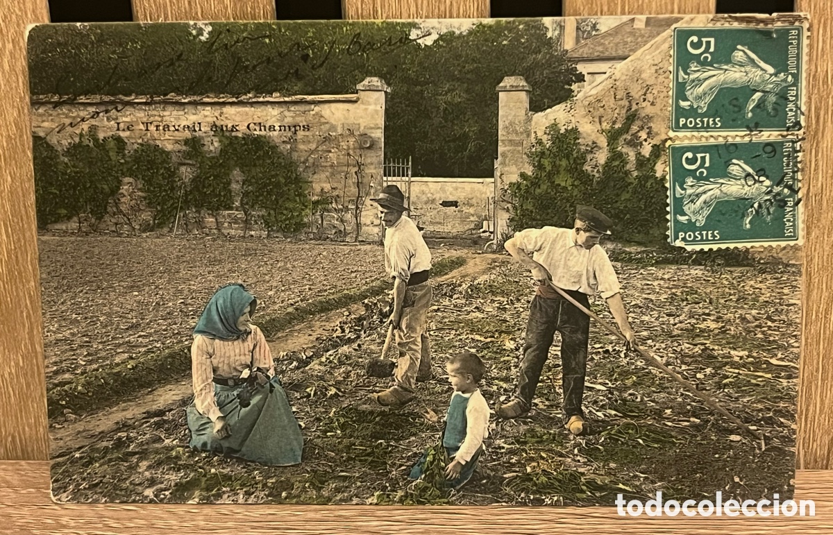 Postales: POSTAL CHAMPAGNE-SUR - MARNE. LE TRAVALL EUX CHAMPS