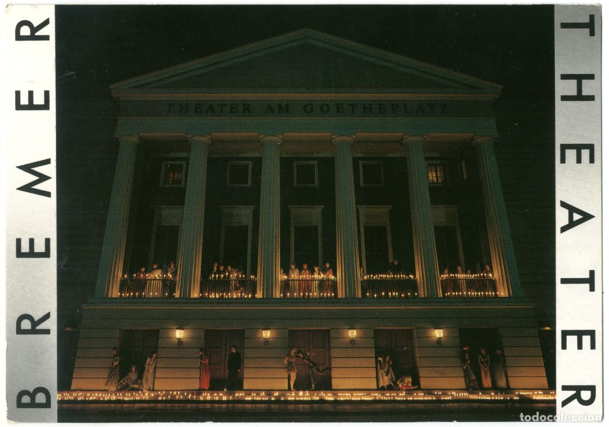 Postales: BREMEN_Theater_Papeterie. Design Cosima Schierenbeck / teatros Alemania