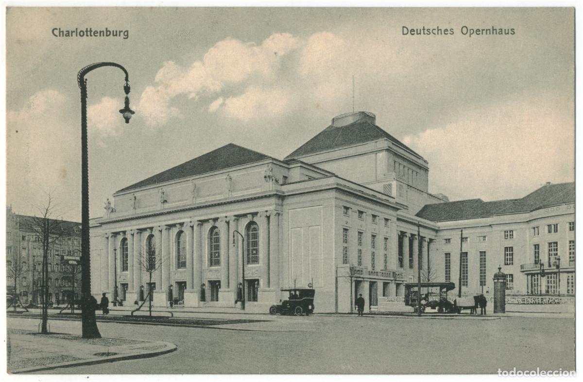 Postales: CHARLOTTENBURG_Deutsches Opernhaus_J. Goidiner / teatros Alemania