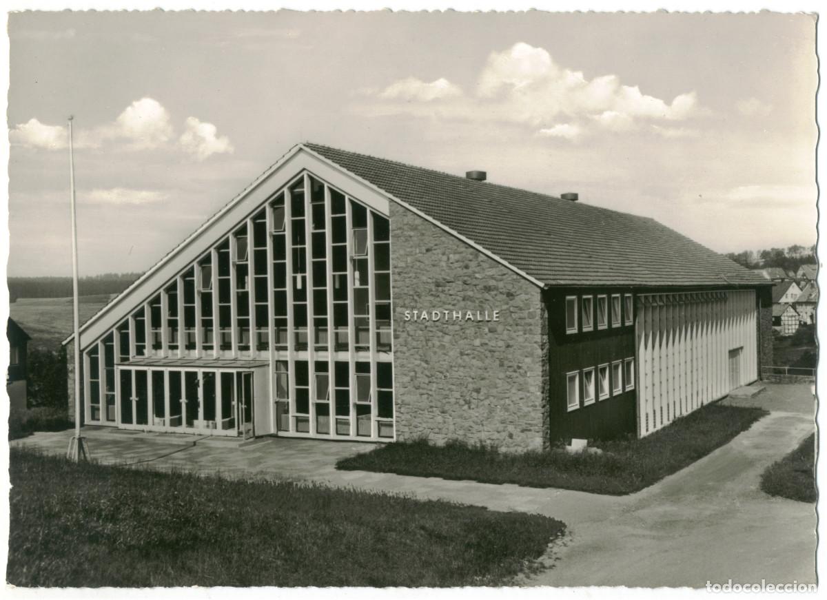 Postales: CLAUSTHAL-ZELLERFELD im Oberharz_Stadthalle_Sch&ouml;ning / teatros Alemania