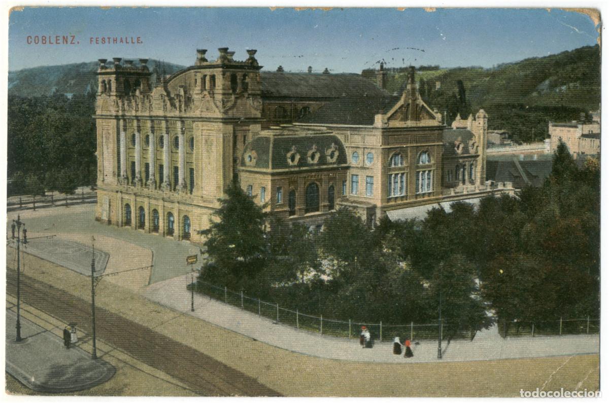 Postales: COBLENZ_Festhalle_Ottmar Zieber / teatros Alemania