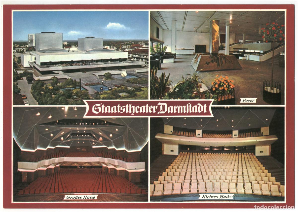 Postales: DARMSTADT_Staatstheater_Krapohl; 4 / teatros Alemania