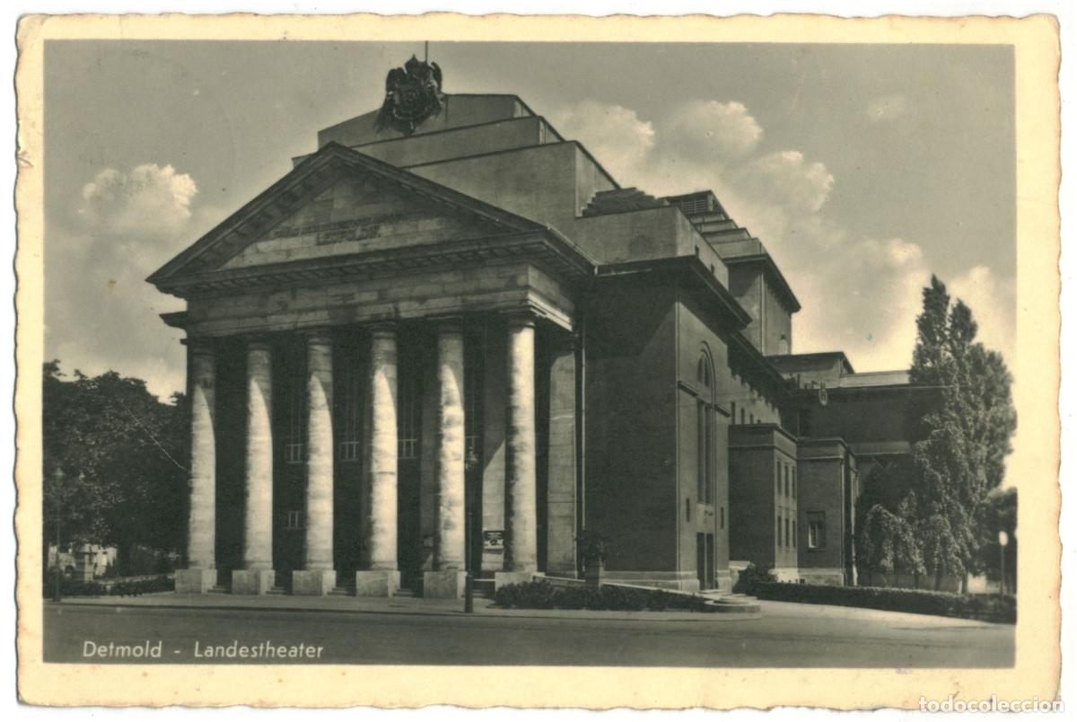 Postales: DETMOLD_Landestheater_Sch&ouml;ning / teatros Alemania