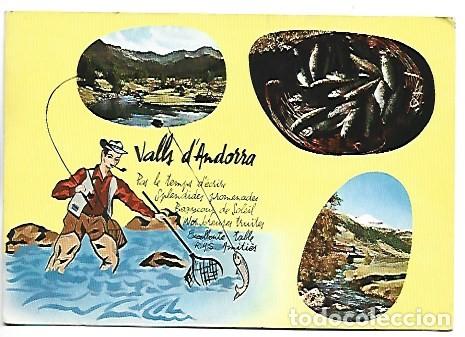Postales: VALLEE D&acute;ENVALIRA - PLATEAU DE TRUITES - VALLEE D&acute;INGLES.- VALLS D&acute;ANDORRA