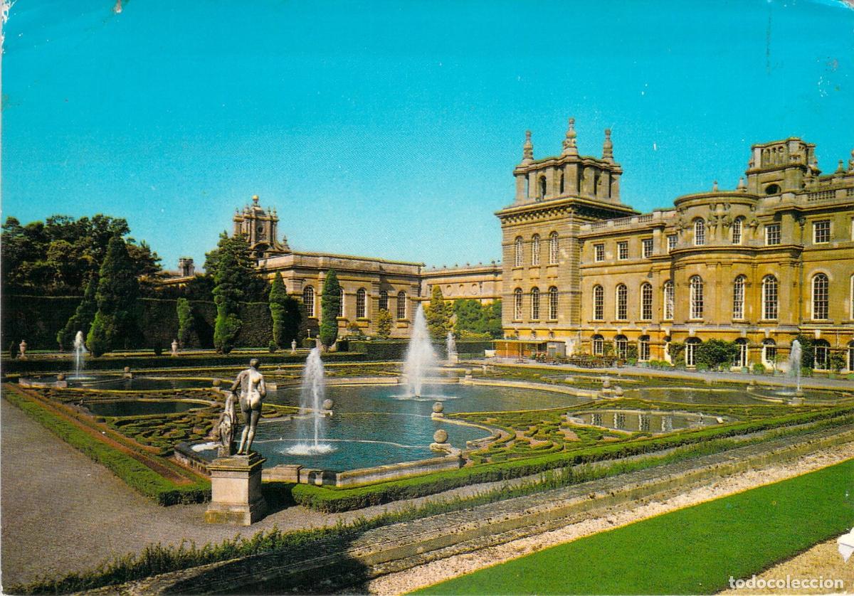 Postales: Postal del Palacio de Blenheim Jardines de Agua Franceses Inglaterra