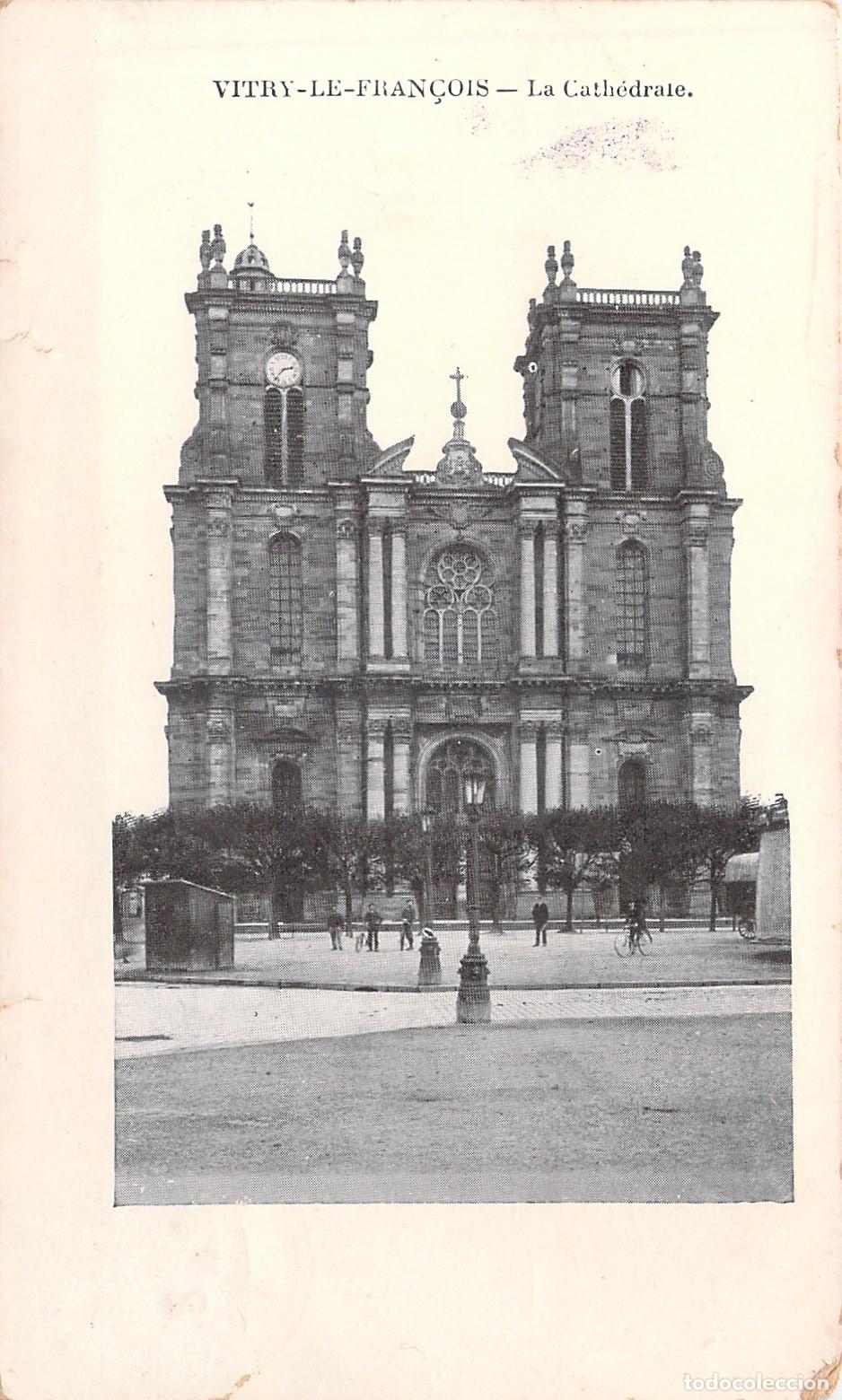 Cartoline: Postal de la Catedral de Vitry-le-Fran&ccedil;ois, Francia