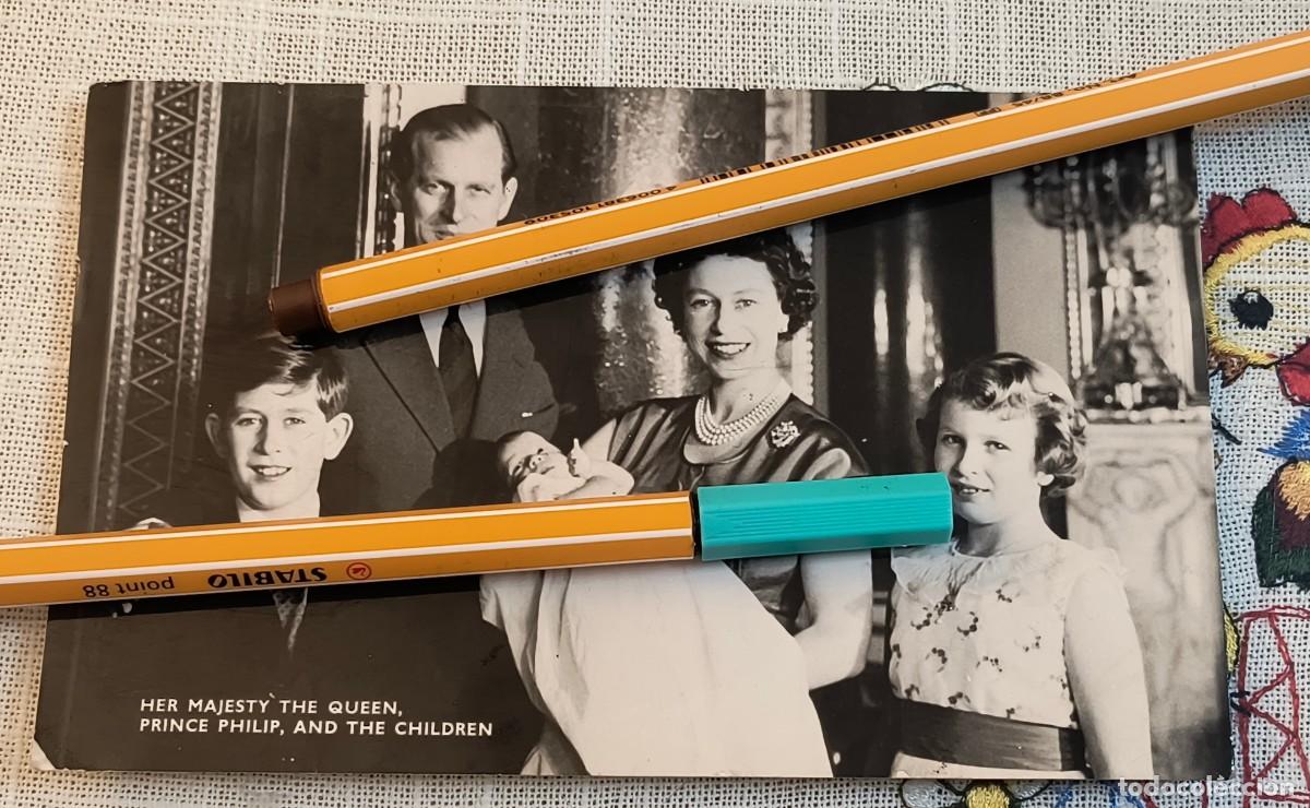 Postkarten: POSTAL FOTOGR&Aacute;FICA | REINA ISABEL II Y SU FAMILIA - A&Ntilde;OS '60