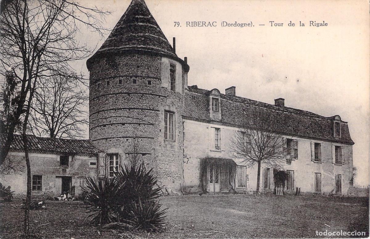 Postales: Postal Tour de la Rigale en Rib&eacute;rac Dordogne Francia
