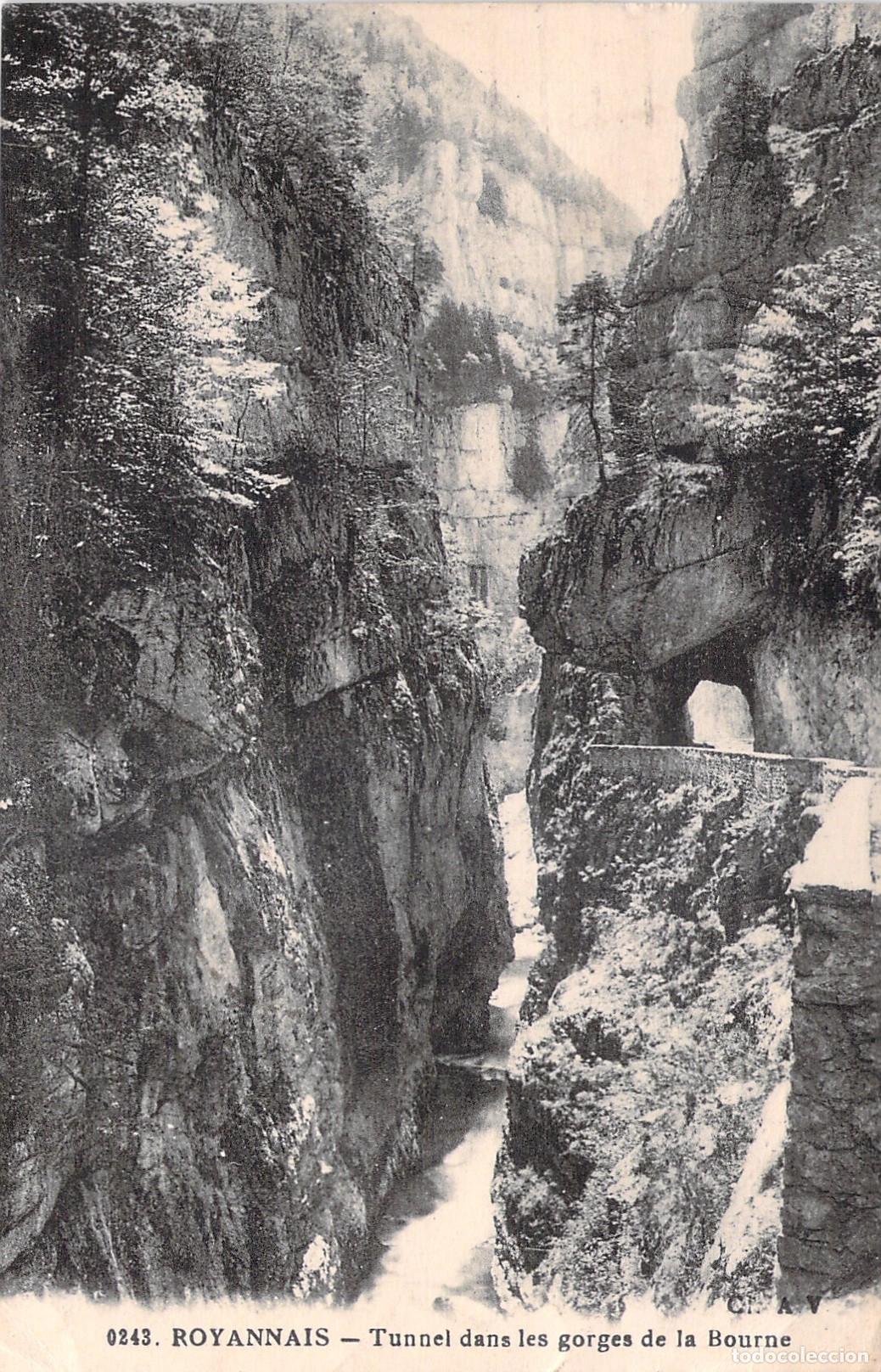 Postales: Postal de las Gorges de la Bourne Tunnel Royannais Francia