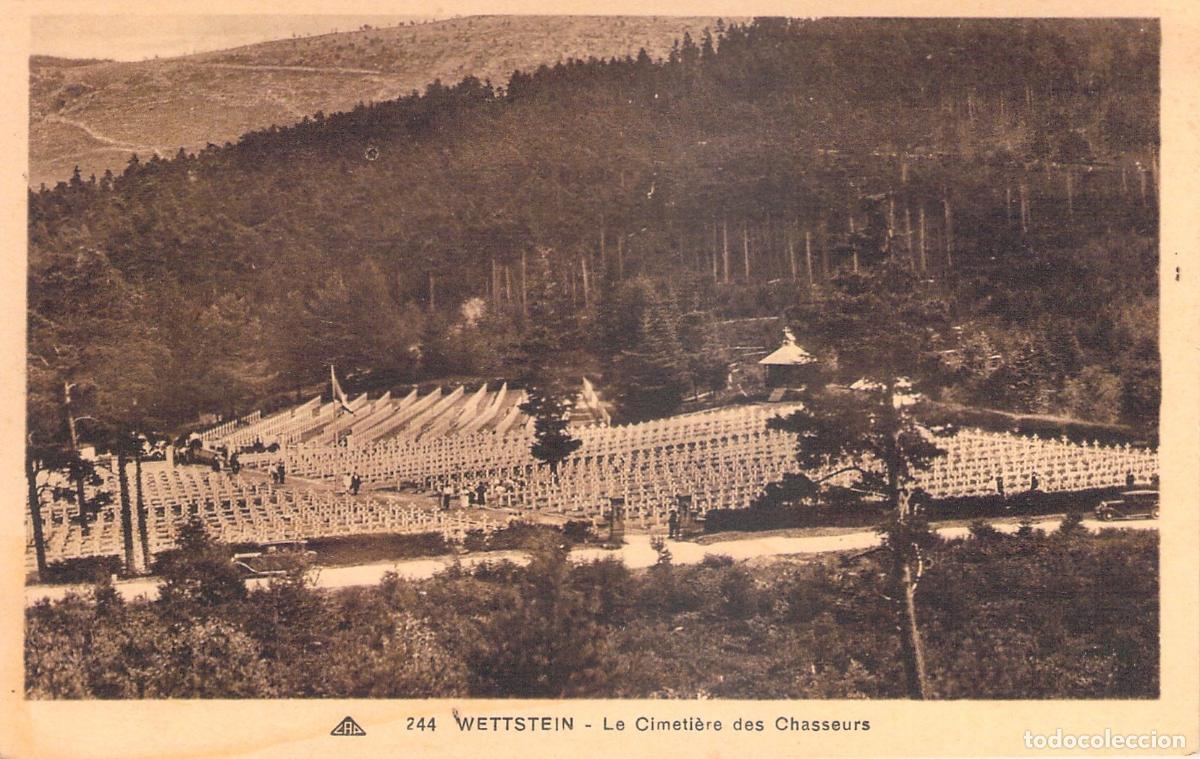 Postales: Postal del Cementerio Militar de Wettstein en Alsacia