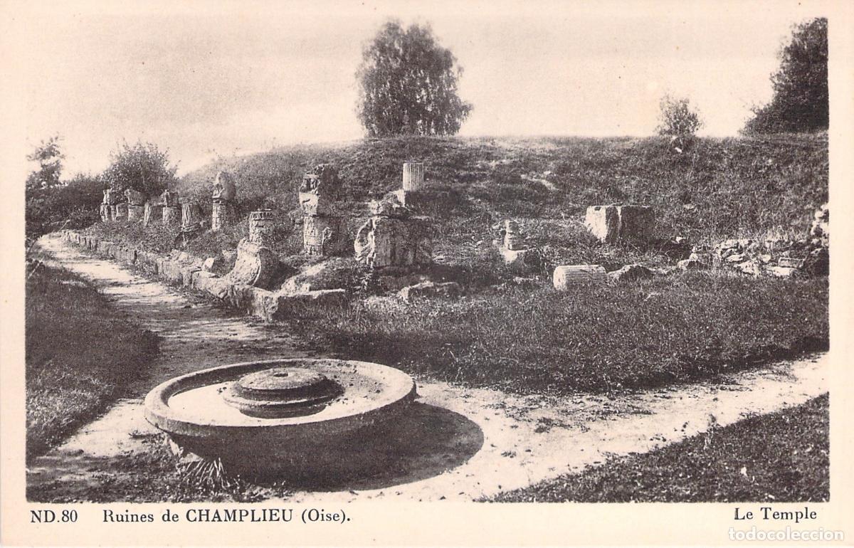 Postales: Postal Ruinas de Champlieu Le Temple Oise Francia