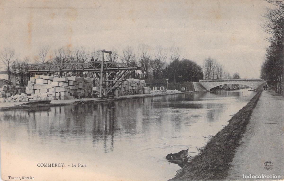 Postales: Postal de Commercy - Vista de El Puerto con Canal y Puente