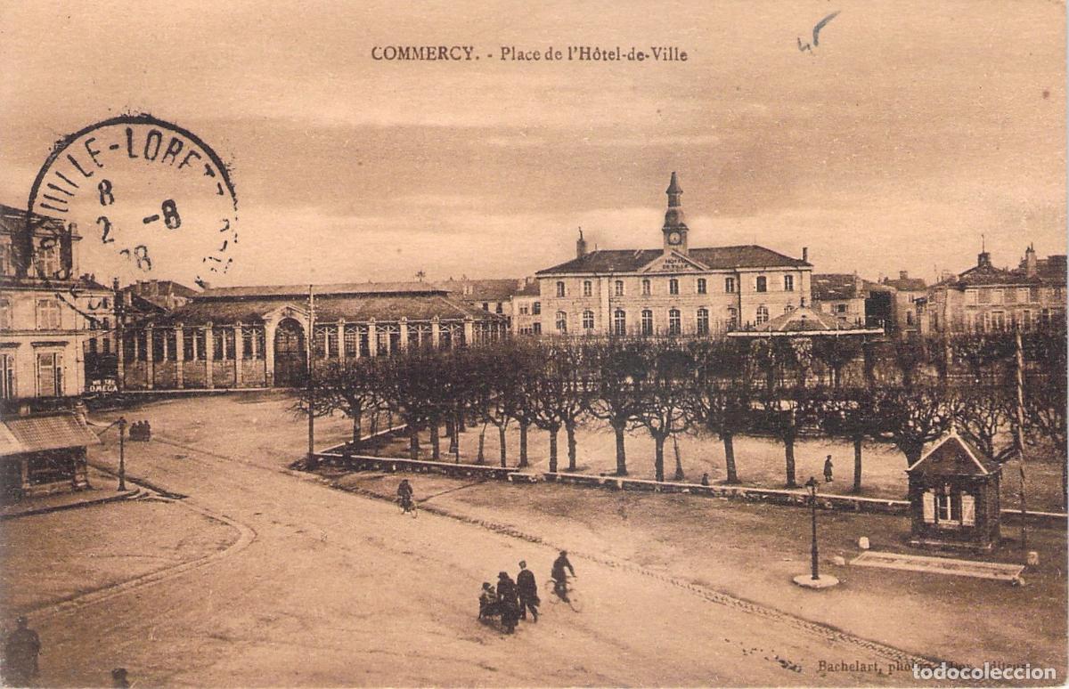 Postales: Postal de la Place de l'H&ocirc;tel-de-Ville en Commercy
