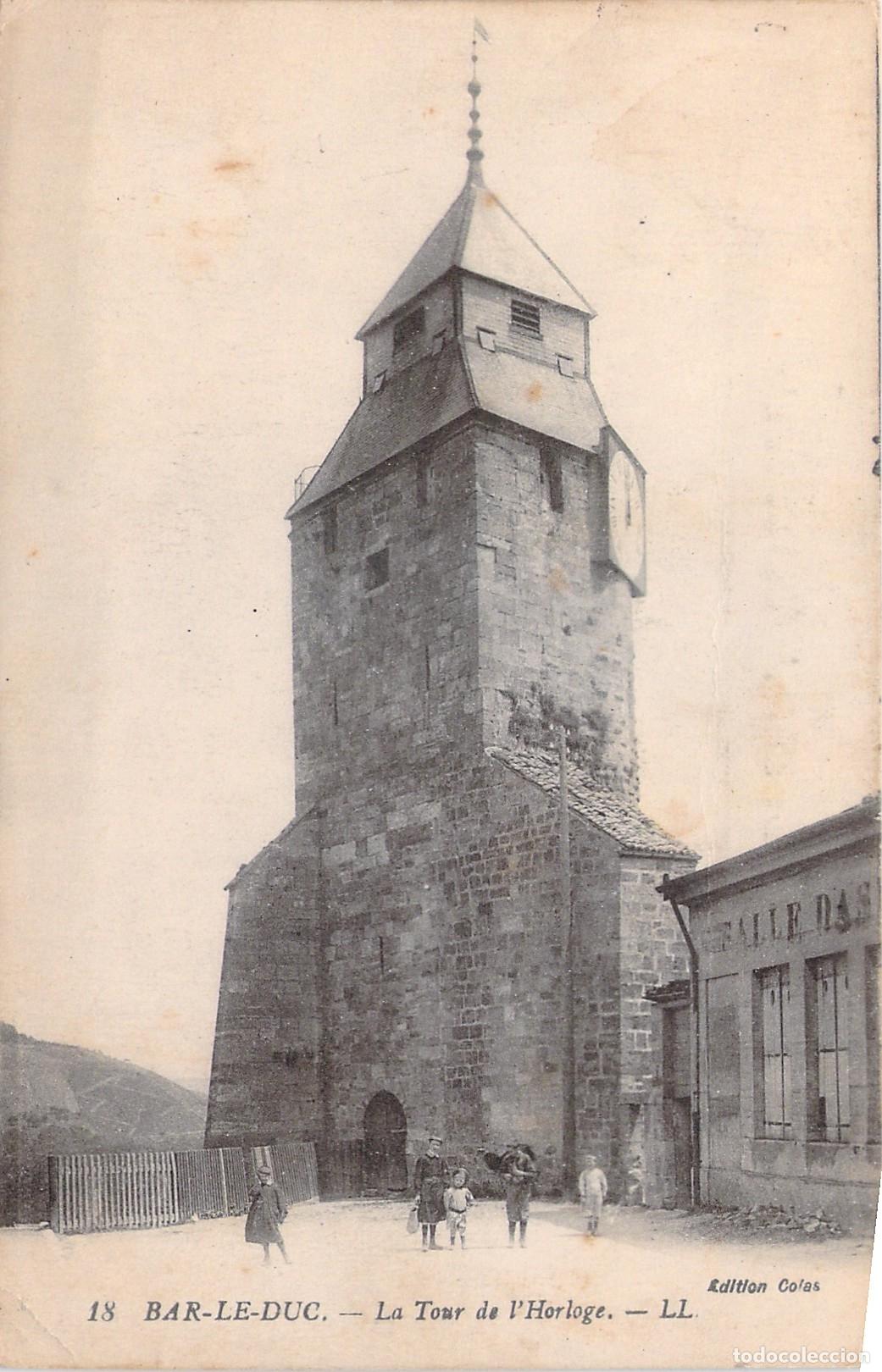 Postales: Postal de Bar-le-Duc - Torre del Reloj, Francia