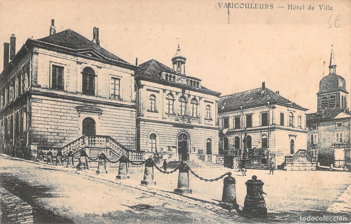 Postales: Postal de Vaucouleurs Francia H&ocirc;tel de Ville