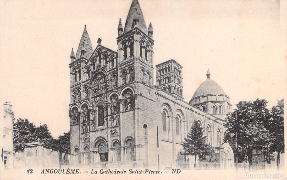 Postcards: Postal de la Catedral Saint-Pierre de Angulema